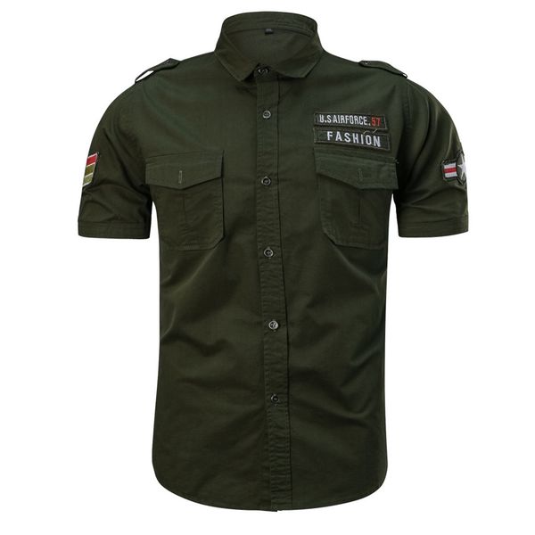 2019 men fashion casual short sleeved solid shirt slim men's casual embroidery pure color pocket short sleeve shirt top, White;black
2019 men fashion casual short sleeved solid shirt slim men's casual embroidery pure color pocket short sleeve shirt top, White;black