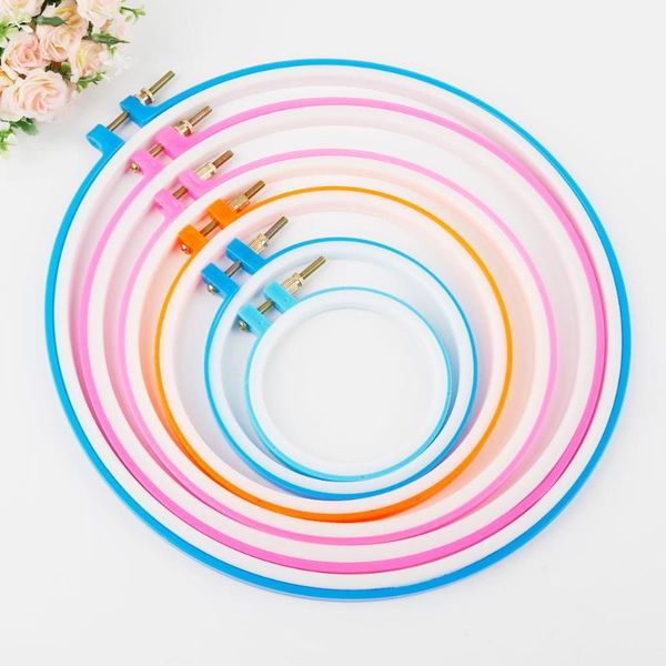 random color cross adjustable sewing tool plastic embroidery hoop ring frame diy needle craft cross stitch machine round loop, Black
random color cross adjustable sewing tool plastic embroidery hoop ring frame diy needle craft cross stitch machine round loop, Black