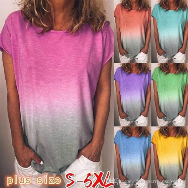 радуга градиент цвета с коротким рукавом женщин tshirts сыпучие o шеи женщин способа топы женские печати дамы тис, White
радуга градиент цвета с коротким рукавом женщин tshirts сыпучие o шеи женщин способа топы женские печати дамы тис, White