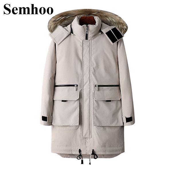 2019 winter new men's casual hooded fur collar long cotton coat fashion thick warm down cotton coat plus size m---4xl, Black
2019 winter new men's casual hooded fur collar long cotton coat fashion thick warm down cotton coat plus size m---4xl, Black