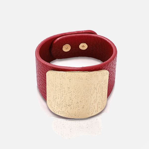 fashion punk metal leather bracelet for women vintage square buckle wrap bracelets cool girl multicolor women jewelry sale, Golden;silver
fashion punk metal leather bracelet for women vintage square buckle wrap bracelets cool girl multicolor women jewelry sale, Golden;silver