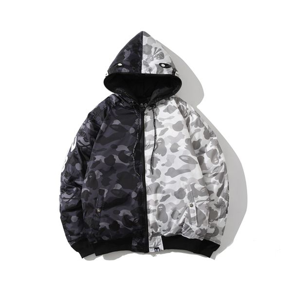 winter mens designer jacket aape tide brand fashion popular coat shark head skull dark outdoor leisure personality warm hooded jacket, Black
winter mens designer jacket aape tide brand fashion popular coat shark head skull dark outdoor leisure personality warm hooded jacket, Black