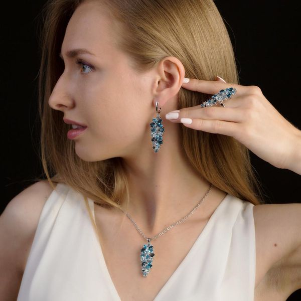 gem's balle natural blue z ring earrings pendant set 925 sterling silver gemstone birthstone jewelry sets for women, Black
gem's balle natural blue z ring earrings pendant set 925 sterling silver gemstone birthstone jewelry sets for women, Black