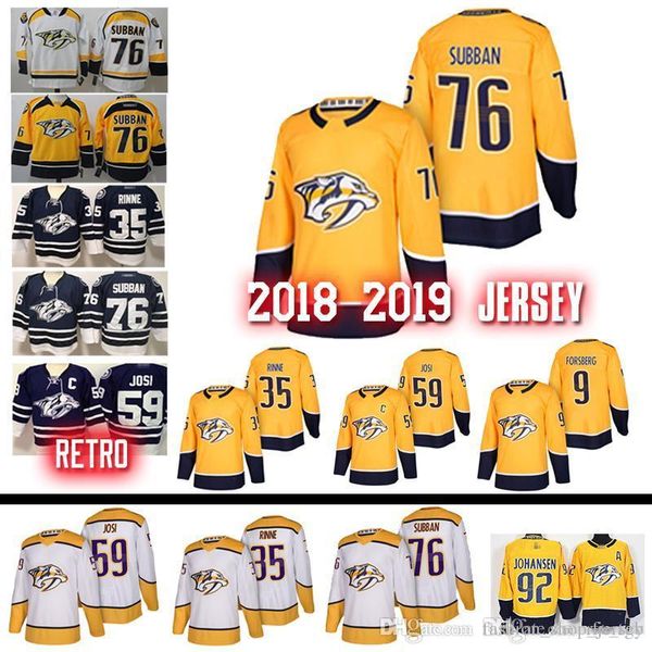 Johansen New Nashville Predators jersey 9 Filip Forsberg 35 Pekka Rinne 59 Roman Josi 92 Ryan Johansen 76 PK Subban Hockey Jerseys
Johansen New Nashville Predators jersey 9 Filip Forsberg 35 Pekka Rinne 59 Roman Josi 92 Ryan Johansen 76 PK Subban Hockey Jerseys
