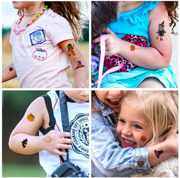 the latest new 11 style halloween children's tattoo stickers waterproof sweat funny cartoon disposable stickers environmental products
the latest new 11 style halloween children's tattoo stickers waterproof sweat funny cartoon disposable stickers environmental products