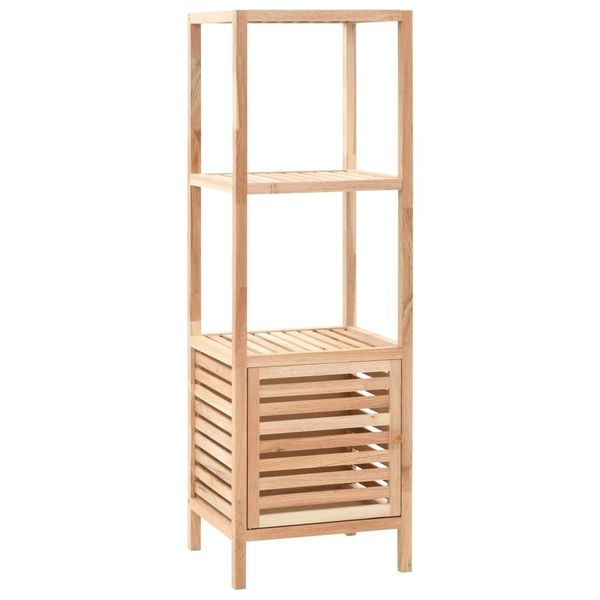 bathroom cabinet walnut solid 39.5 x 35.5 x 123 cm living room furniture
