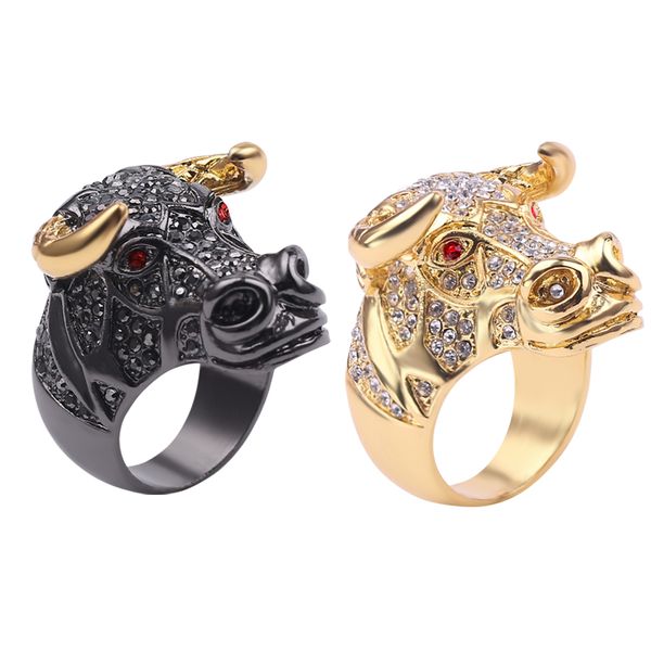 luxury rhinestone punk ox head crystal gold & black ring street style hip-hop roll jewelry for man charm gift glisten ring, Golden;silver
luxury rhinestone punk ox head crystal gold & black ring street style hip-hop roll jewelry for man charm gift glisten ring, Golden;silver