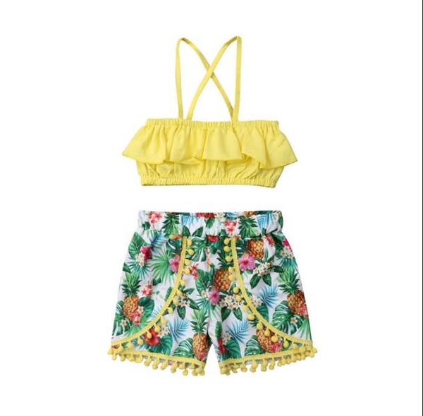 1-7t kid toddler baby girl clothes set ruffle t-shirt floral tassel shorts holiday outfits set cute casual clothing, White
1-7t kid toddler baby girl clothes set ruffle t-shirt floral tassel shorts holiday outfits set cute casual clothing, White