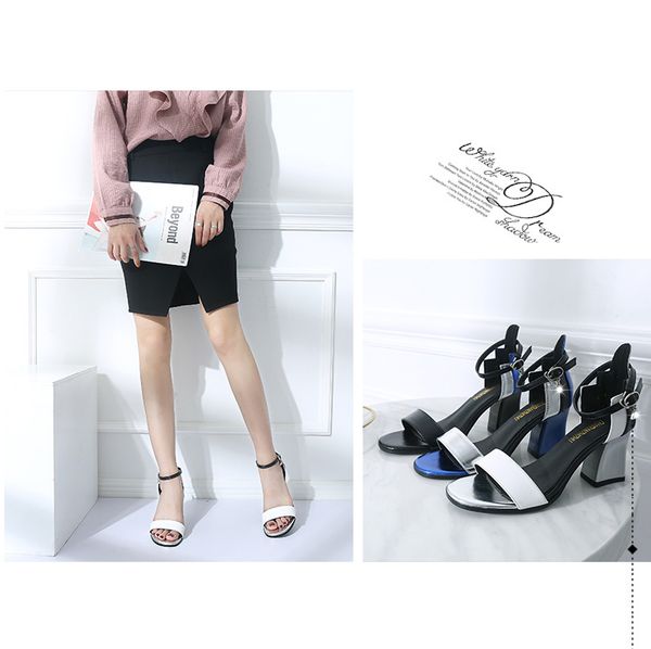 women's summer new 2020 high-heeled sandals with one-line buckle breathable women's shoes, Black
women's summer new 2020 high-heeled sandals with one-line buckle breathable women's shoes, Black