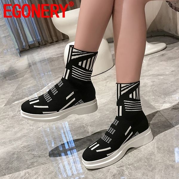 egonery winter new fashion ankle boots outside comfortable mid heels platform mixed colors women shoes drop shipping size 34-43, Black
egonery winter new fashion ankle boots outside comfortable mid heels platform mixed colors women shoes drop shipping size 34-43, Black