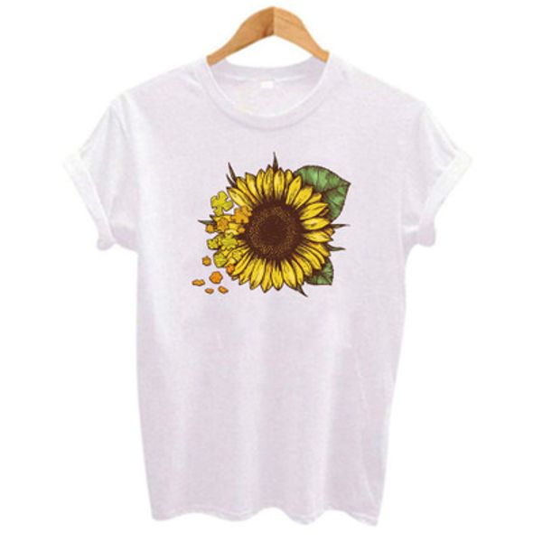 sun flower pattern street hipster sunflower t-shirt set loose casual round neck short sleeve harajuku style, White
sun flower pattern street hipster sunflower t-shirt set loose casual round neck short sleeve harajuku style, White