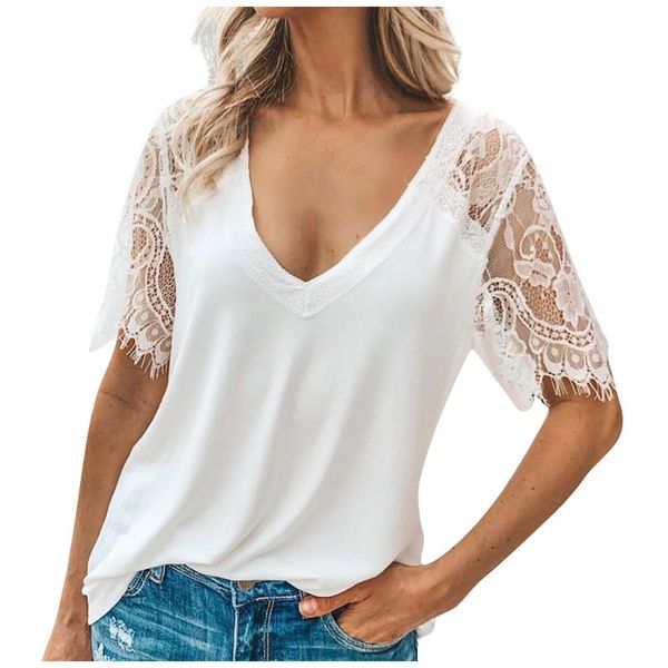 harajuku lace hollow sleeve womens blouses fashion lace up short sleeve deep v-neck blouse party kimono woman blusas, White
harajuku lace hollow sleeve womens blouses fashion lace up short sleeve deep v-neck blouse party kimono woman blusas, White