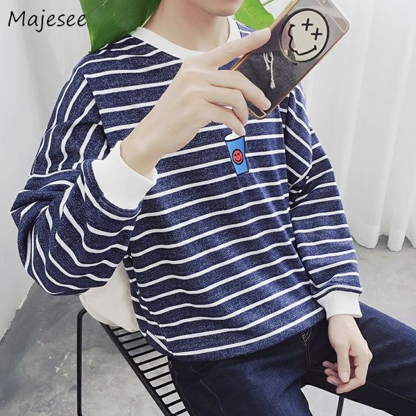 hoodies men o-neck leisure striped simple all-match korean style ulzzang sweatshirts mens autumn harajuku cotton chic pullovers, Black
hoodies men o-neck leisure striped simple all-match korean style ulzzang sweatshirts mens autumn harajuku cotton chic pullovers, Black