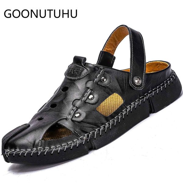 2019 new fashion men's sandals casual leather shoes male big size 38-48 beach sandal man slippers flats outdoor sandals for men, Black
2019 new fashion men's sandals casual leather shoes male big size 38-48 beach sandal man slippers flats outdoor sandals for men, Black