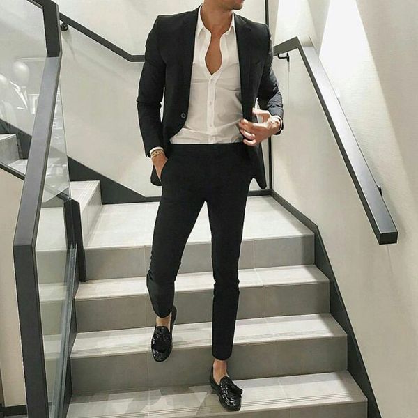 men suits for wedding suits with pants groom wedding tuxedos slim fit man black business blazer two piece groomsmen wear evening party, Black;gray
men suits for wedding suits with pants groom wedding tuxedos slim fit man black business blazer two piece groomsmen wear evening party, Black;gray