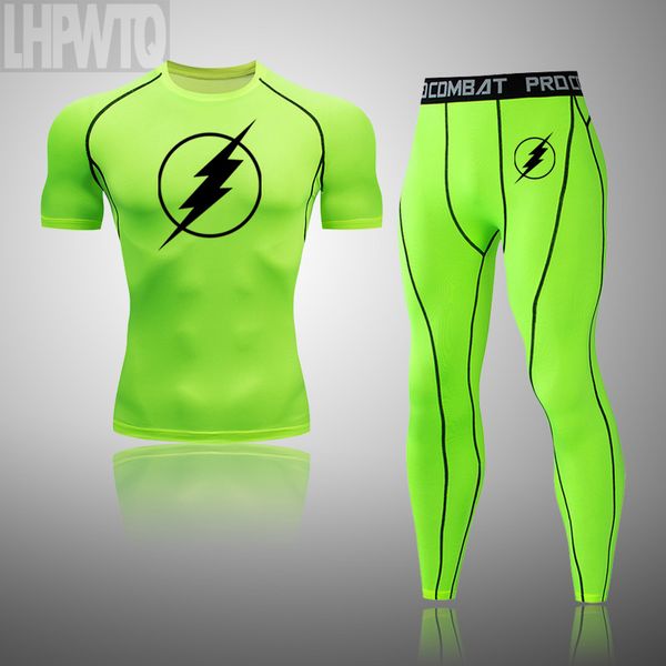 men's compression sets tracksuit superhero the flash mens sport jogging suit running set rashgard gym clothing men fitness, Black;blue
men's compression sets tracksuit superhero the flash mens sport jogging suit running set rashgard gym clothing men fitness, Black;blue