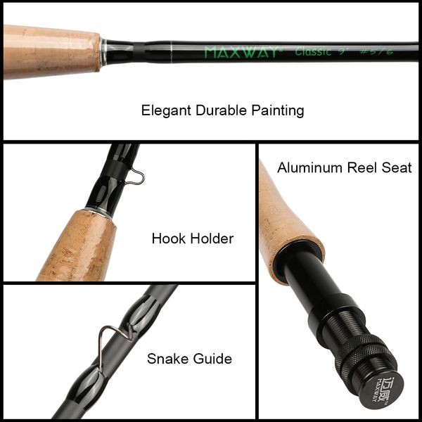 maxway 3/4 5/6 7/8 fly fishing set kit fishing rod and reel rod combo with flies fly fishing line set tying materials
maxway 3/4 5/6 7/8 fly fishing set kit fishing rod and reel rod combo with flies fly fishing line set tying materials