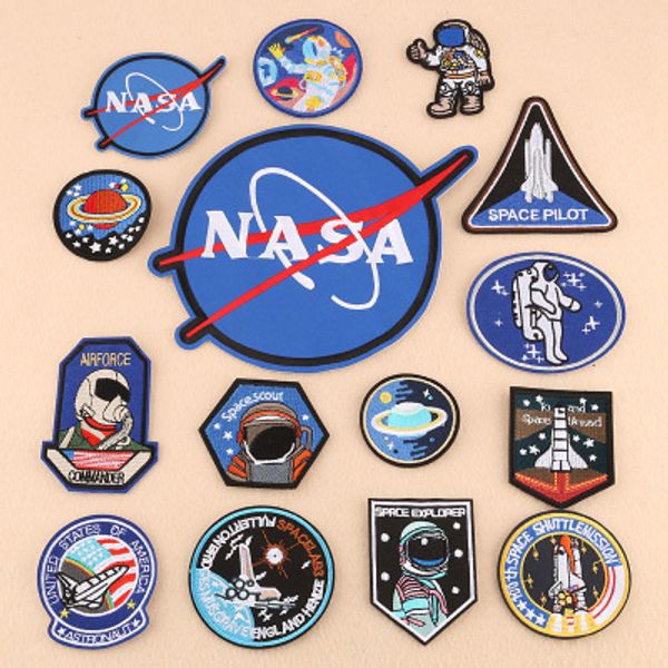 свободная перевозки груза железных заплаты 15pcs astronau стиль космоноподобного творчество вышитые ткани железо или шить-на патч-значках (с, Black
свободная перевозки груза железных заплаты 15pcs astronau стиль космоноподобного творчество вышитые ткани железо или шить-на патч-значках (с, Black