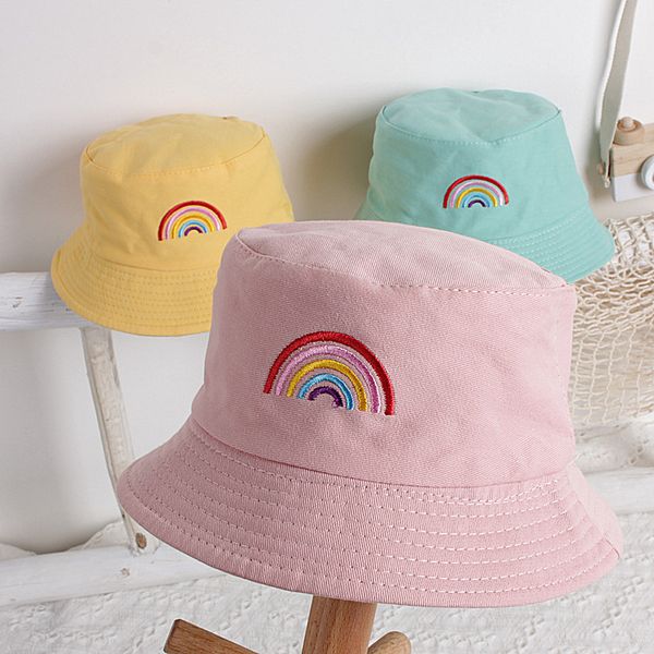 2020 kids boys girls summer bucket hat rainbow exquisite embroidered outdoor sun cap toddlers kids, Yellow
2020 kids boys girls summer bucket hat rainbow exquisite embroidered outdoor sun cap toddlers kids, Yellow