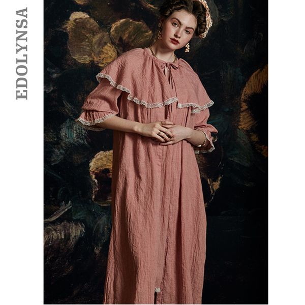 2019 two pieces autumn sleepwear vintage long cotton robe gown set plus size women home wear night dress ladies nightwear t553, Black;red
2019 two pieces autumn sleepwear vintage long cotton robe gown set plus size women home wear night dress ladies nightwear t553, Black;red