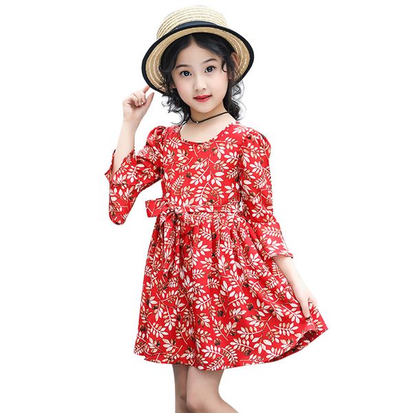 girl dresses floral pattern girls party dress three quarter dress girls spring autumn children's costumes for 6 8 10 12 14, Red;yellow
girl dresses floral pattern girls party dress three quarter dress girls spring autumn children's costumes for 6 8 10 12 14, Red;yellow
