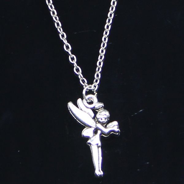 20pcs new fashion necklace 25x15mm angel fairy silver pendants short long women men colar gift jewelry choker
20pcs new fashion necklace 25x15mm angel fairy silver pendants short long women men colar gift jewelry choker