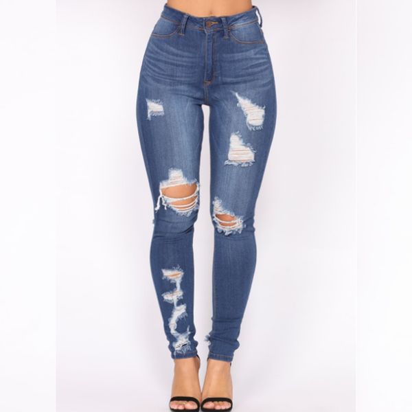 size 3xl fashion woman's female straight hole skinny ripped denim pencil jeans pants leggings trousers clothing clothes, Blue
size 3xl fashion woman's female straight hole skinny ripped denim pencil jeans pants leggings trousers clothing clothes, Blue
