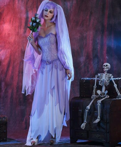 new wholesale halloween party corpse bride scary cosplay costume dress masque costumes theme costume, Black;red
new wholesale halloween party corpse bride scary cosplay costume dress masque costumes theme costume, Black;red