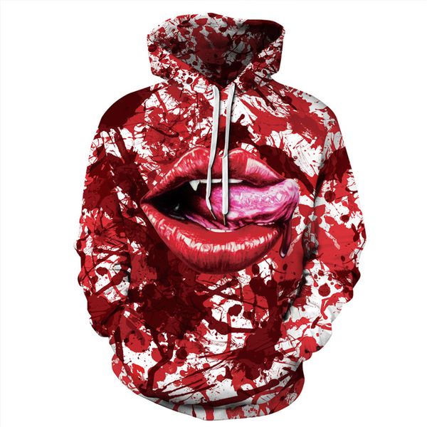 2019 autumn men's casual winter halloween theme of love blood sad hoodie warm hooded sweatshirt women fashion clothes women, Black
2019 autumn men's casual winter halloween theme of love blood sad hoodie warm hooded sweatshirt women fashion clothes women, Black