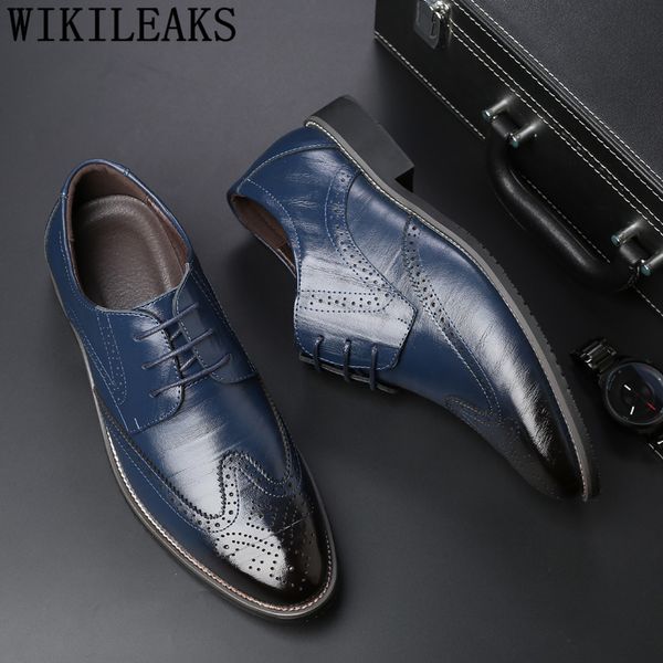 genuine leather shoes men formal brogue shoes men wedding dress zapatos de hombre heren schoenen sapato oxford masculino, Black
genuine leather shoes men formal brogue shoes men wedding dress zapatos de hombre heren schoenen sapato oxford masculino, Black