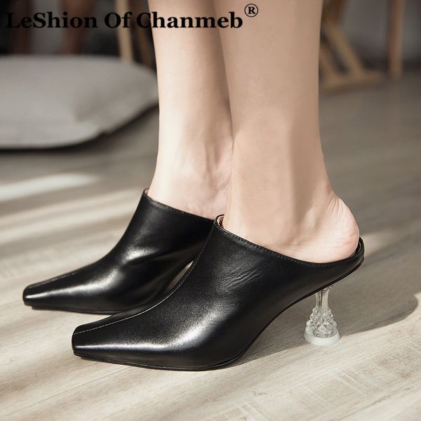 clear heels shoes women genuine leather mules woman large size 43 runway party shoes ladies pumps small size 33 zapatillas, Black
clear heels shoes women genuine leather mules woman large size 43 runway party shoes ladies pumps small size 33 zapatillas, Black