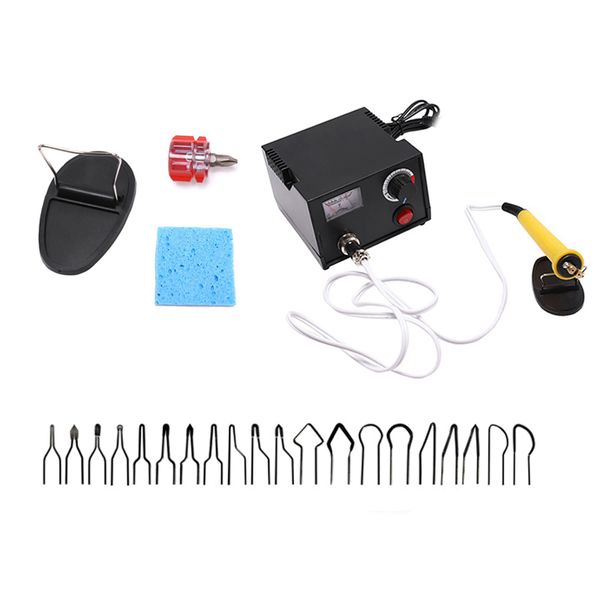 us plug,110v adjustable temperature wood burner branding brush burner hoist crafts tool set with welding wire
us plug,110v adjustable temperature wood burner branding brush burner hoist crafts tool set with welding wire
