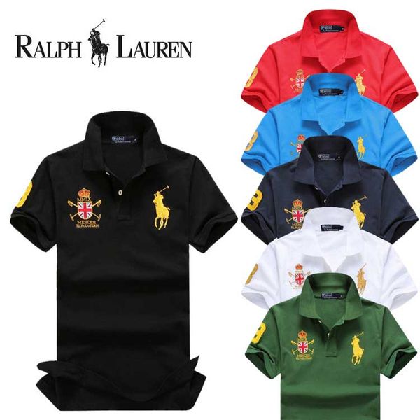 2020 ralph polo lauren short sleeve polo mens designer shirt trend brand embroidered pony logo lapel british mens casual shirt, White;black
2020 ralph polo lauren short sleeve polo mens designer shirt trend brand embroidered pony logo lapel british mens casual shirt, White;black