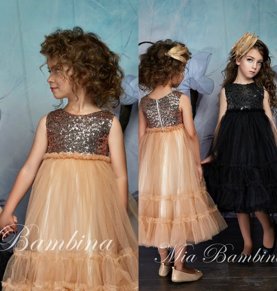 modern a line flower girl dress sleeveless jewel neck tulle lace sequins wedding dress tea length girl' birthday part, White;blue
modern a line flower girl dress sleeveless jewel neck tulle lace sequins wedding dress tea length girl' birthday part, White;blue