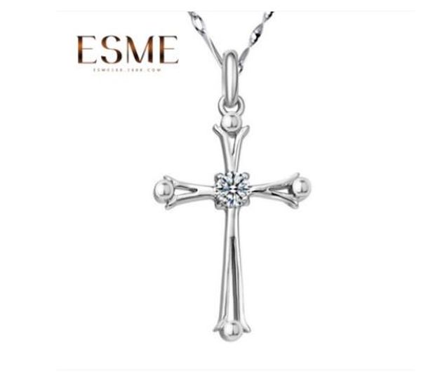 silver plated neck lace gold plated lady cross decorative necklace crystal pendant selling accessories
silver plated neck lace gold plated lady cross decorative necklace crystal pendant selling accessories