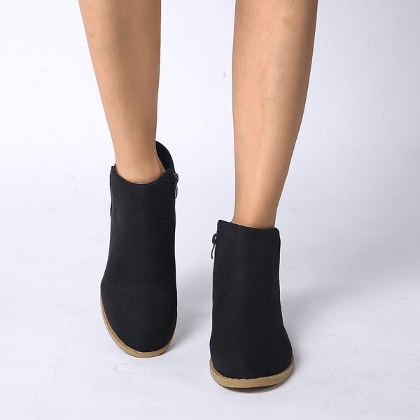 chic autumn women fashion ankle boots 2019 new female block leopard casual boots lady high heel short mujer booties, Black
chic autumn women fashion ankle boots 2019 new female block leopard casual boots lady high heel short mujer booties, Black