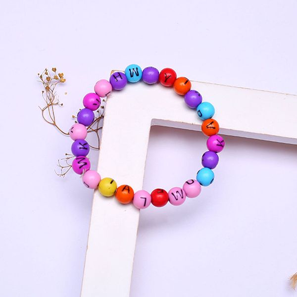 new handmade candy color girl beaded letter charm bracelets jewelry children birthday party gift, Red;brown
new handmade candy color girl beaded letter charm bracelets jewelry children birthday party gift, Red;brown