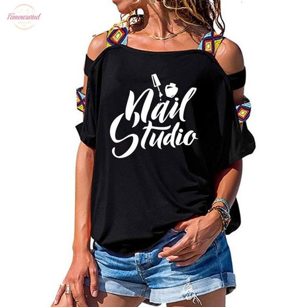 beauty salon nail art manicure pedicure t shirt women loose cotton short sleeve female t shirts fashion hollow out shoulder tees, White
beauty salon nail art manicure pedicure t shirt women loose cotton short sleeve female t shirts fashion hollow out shoulder tees, White
