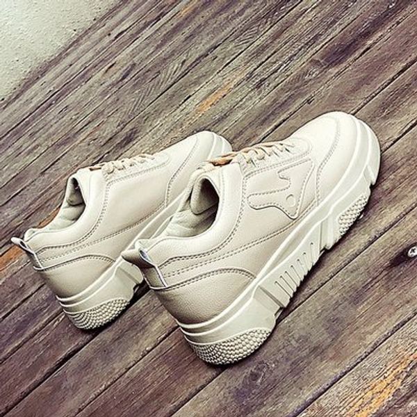 2019 spring new korean version of sponge cake with thick bottom lace-up women's shoes solid color student casual shoes, Black
2019 spring new korean version of sponge cake with thick bottom lace-up women's shoes solid color student casual shoes, Black
