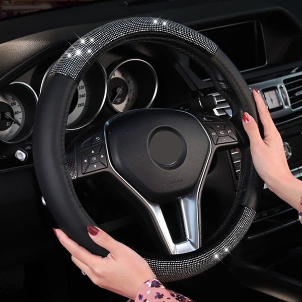 newarrival 38cm steering wheel cover summer breathable ice silk rhinestone handlebar cover korea cute interior accessories
newarrival 38cm steering wheel cover summer breathable ice silk rhinestone handlebar cover korea cute interior accessories