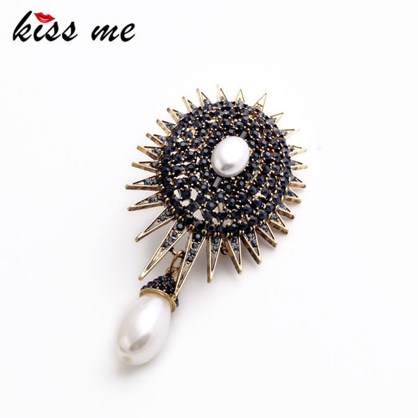 women vintage big crystal simulated pearl brooch fashion pin jewelry factory wholesale, Gray
women vintage big crystal simulated pearl brooch fashion pin jewelry factory wholesale, Gray