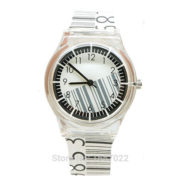 new arrived fashion women men barcode design special couple watch promotion sthudent children plastic quartz watch, Slivery;brown
new arrived fashion women men barcode design special couple watch promotion sthudent children plastic quartz watch, Slivery;brown