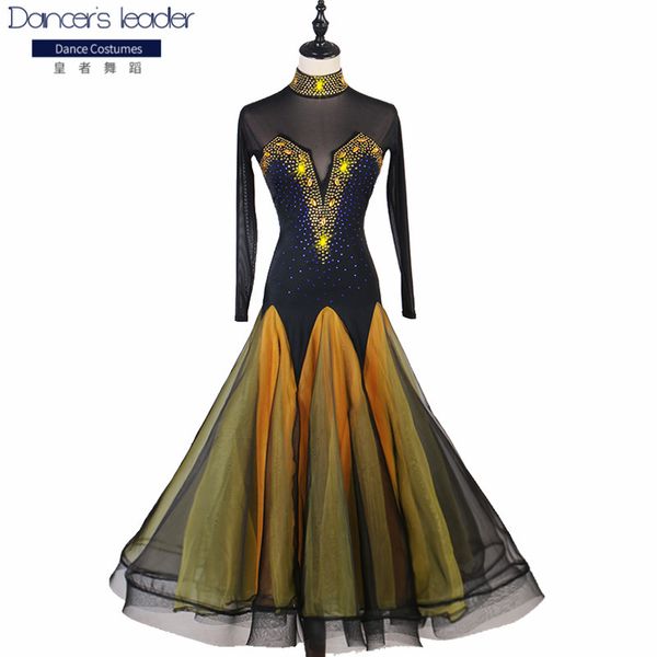 high-end black diamond ballroom dance competition clothing waltz ballroom dance big swing dress group costumes, Black;red
high-end black diamond ballroom dance competition clothing waltz ballroom dance big swing dress group costumes, Black;red