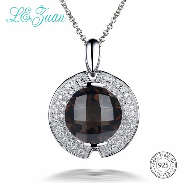 l&zuan checkerboard cut 6.58ct natural smoky quartz pendant in 925 sterling silver with silver chain round brown stone pendant
l&zuan checkerboard cut 6.58ct natural smoky quartz pendant in 925 sterling silver with silver chain round brown stone pendant