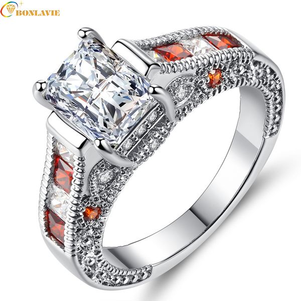 classic geometric crystal rings fashion engagement red square zircon rings for women wedding ring set lover's jewelry party gift, Silver
classic geometric crystal rings fashion engagement red square zircon rings for women wedding ring set lover's jewelry party gift, Silver