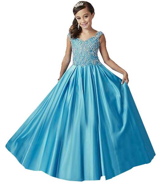 new youthful custom-made straps applique ball gowns for children girls pageant dress organza floor length kids dresses
new youthful custom-made straps applique ball gowns for children girls pageant dress organza floor length kids dresses