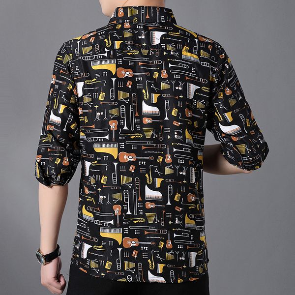 luxury printing shirt men long sleeve camisa masculina chemise homme black business casual shirts plus size 6xl 7xl, White;black
luxury printing shirt men long sleeve camisa masculina chemise homme black business casual shirts plus size 6xl 7xl, White;black