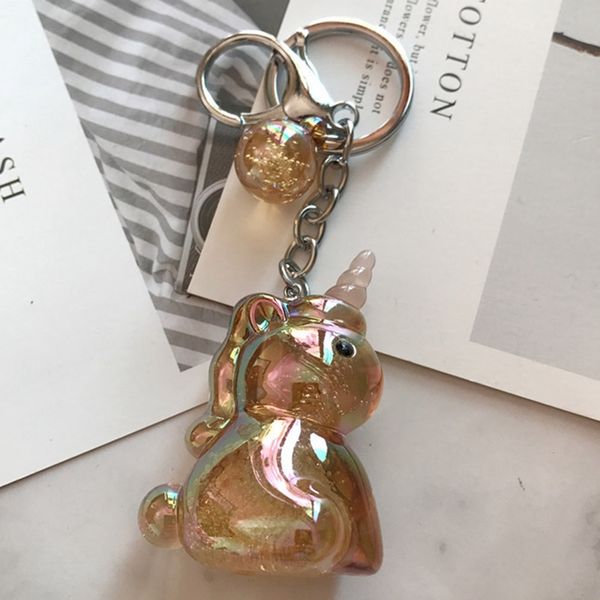 crystal unicorn keychain bag pendant couple car keychain trinket lovely car hanging, Silver
crystal unicorn keychain bag pendant couple car keychain trinket lovely car hanging, Silver