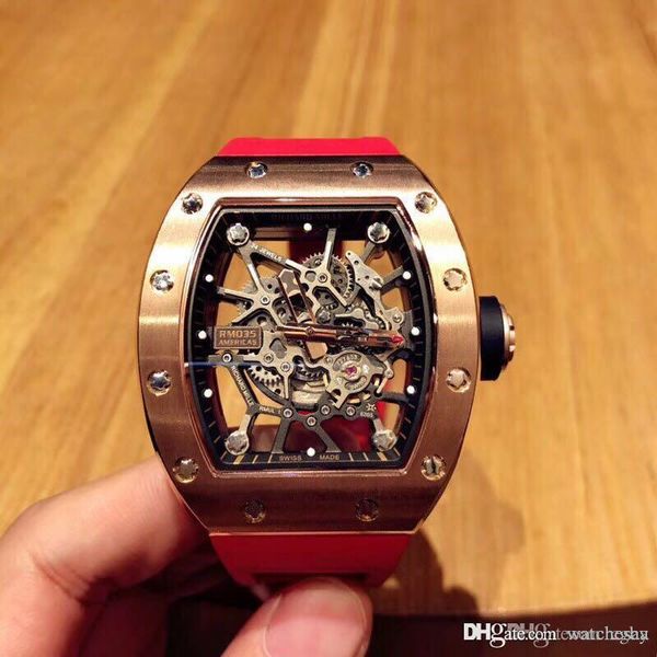 luxury men's machinery rm035 series.hollow out movement.stainless steel.42 mm dial.rm035 series watch 3a quality, Slivery;brown
luxury men's machinery rm035 series.hollow out movement.stainless steel.42 mm dial.rm035 series watch 3a quality, Slivery;brown
