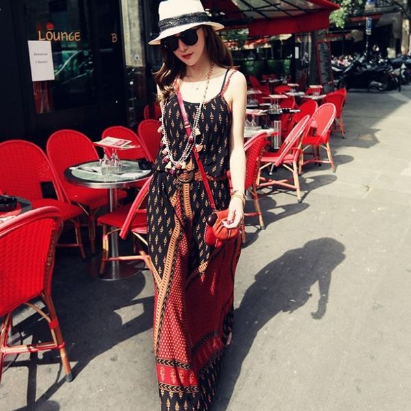 casual dresses bohemian hollow beach dress women 2021 autumn big swing print high waist female travel deep v neck maxi, Black;gray
casual dresses bohemian hollow beach dress women 2021 autumn big swing print high waist female travel deep v neck maxi, Black;gray